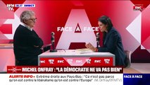 Face à face très tendu entre Apolline de Malherbe et Michel Onfray sur BFMTV