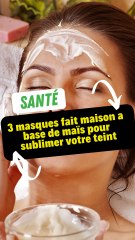 3 masques faits maison à base de maïs pour sublimer votre teint