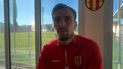 Interview maritima: Milan Robin avant le match SO Cholet FC Martigues