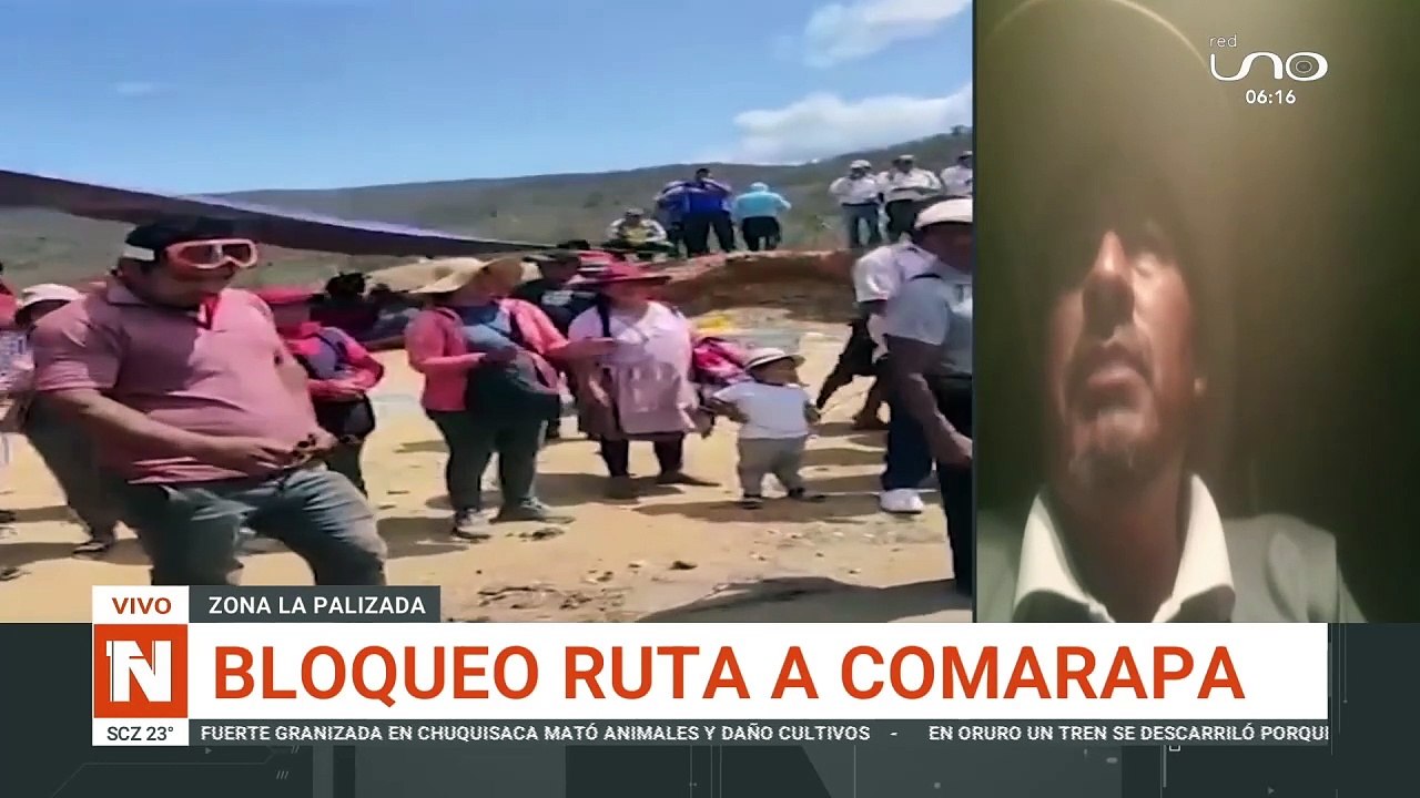 Bloqueo indefinida ruta a Comarapa