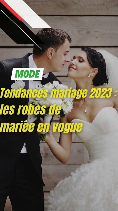Tendances mariage 2023 : les robes qui feront briller les mariées