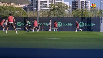 El FC Barcelona se prepara para la visita al Rayo Vallecano