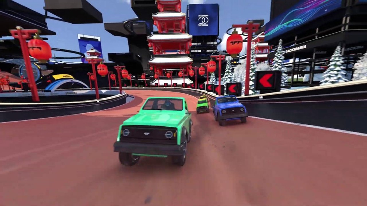 20 jahre trackmania: das rennspiel feiert seinen geburtstag mit einem haufen schnee