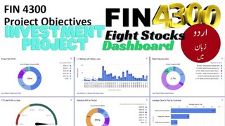 How to Create an Investment Portfolio and dashboard in excel (Urdu/Hindi) step by step with details  Create a Personal Financial Dashboard with Microsoft Excel