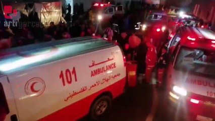 Filistin Kızılayı, hastaların kuzeyden güneye nakliyesinin 20 saat sürdüğünü açıkladı