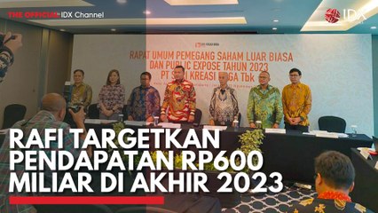 RAFI Targetkan Pendapatan Rp600 Miliar di Akhir 2023