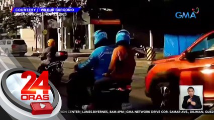 Magka-angkas sa motorsiklo, binangga ng SUV | 24 Oras