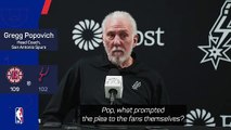 Don't poke 'Popo' bear - Popovich argues with journalists over Kawhi booing