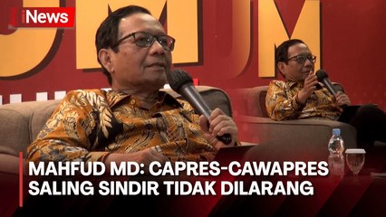 Mahfud MD Sebut Capres-Cawapres Boleh Saling Sindir
