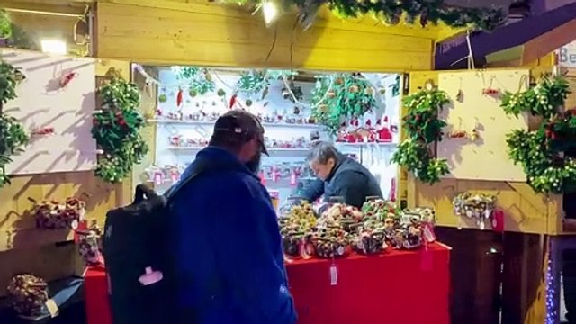 Residents lined the streets of Bath for the Christmas Market