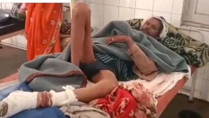 शिवपुरी: अज्ञात वाहन ने मारी व्यक्ति ने टक्कर, ज़िला अस्पताल में भर्ती