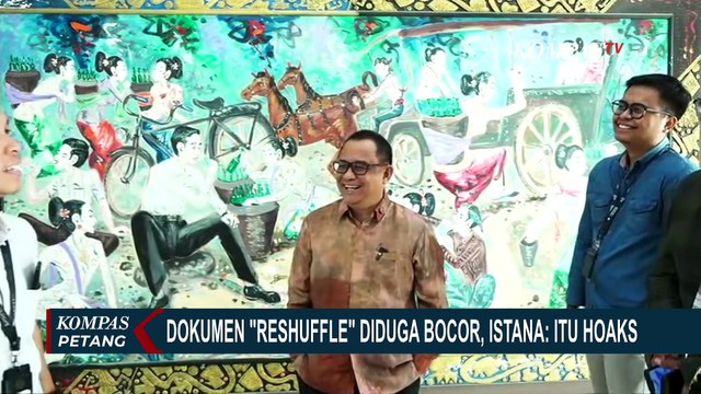 Koordinator Staf Khusus Presiden Klaim Isu Dokumen 'Reshuffle' Kabinet Bocor Hoaks