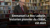Emmanuel Le Roy Ladurie, historien pionnier du climat, est mort