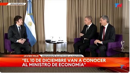 Lo que dijo Milei sobre Caputo