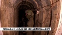 Tsahal dans les tunnels sous l'hôpital Al-Shifa