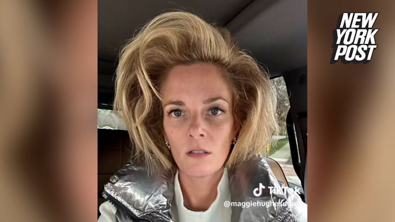 Woman shows off disastrous blowout she was too scared to complain about