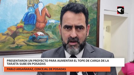 Presentaron un proyecto para aumentar el tope de carga de la tarjeta sube en Posadas