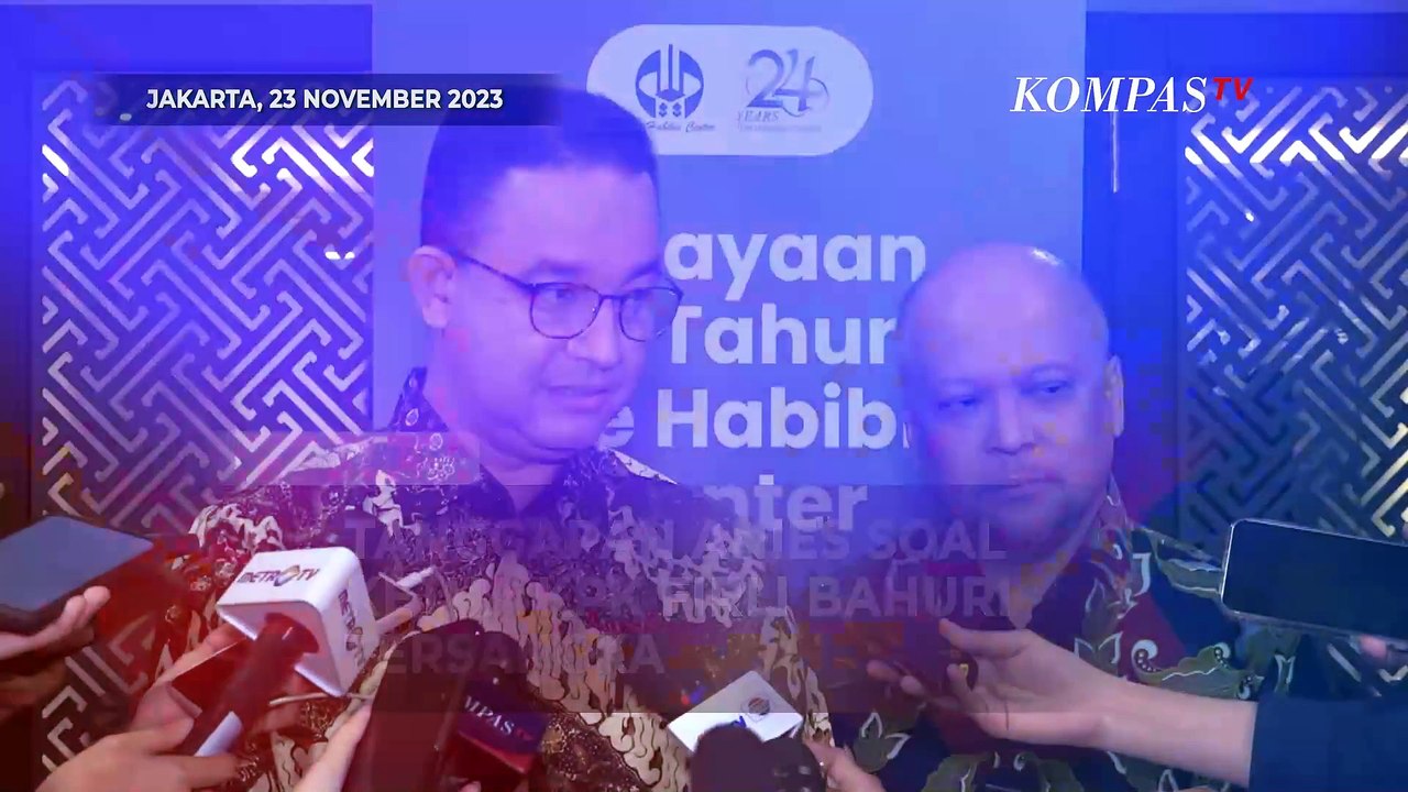 Tanggapan Anies Baswedan soal Ketua KPK Firli Bahuri Tersangka