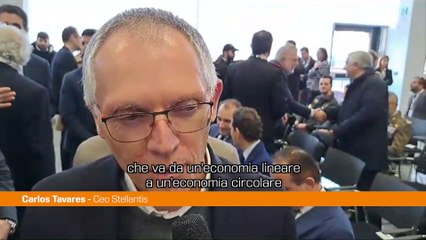Stellantis, Tavares "Hub economia circolare apre nuova era"