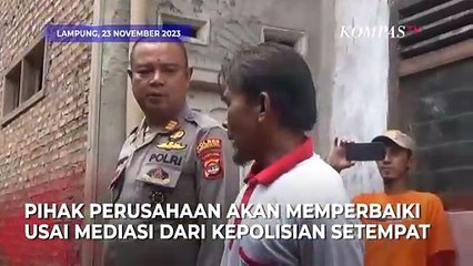 Rumah Warga Lampung Retak Akibat Ledakan, Pihak Tambang Janjikan Bantuan