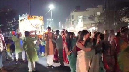 बड़वानी: भगवान श्री कृष्ण की निकली बारात, जमकर झूमे श्रद्धालु