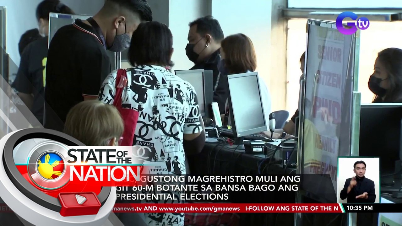 COMELEC, gustong magrehistro muli ang mahigit 60-m botante sa bansa bago ang 2028 Presidential Elections | SONA