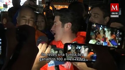 Samuel García visita Monclova; presume su alcance en redes