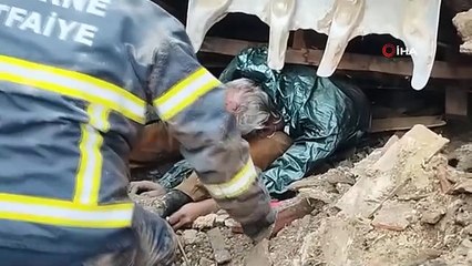 Edirne'de çöken metruk evde enkaz altında kalan 1 kişi öldü