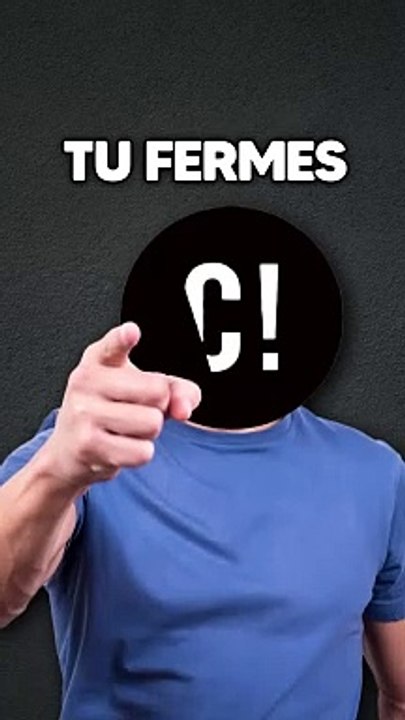 Tu vas regretter de ne pas faire ça quand tu tires la chasse..