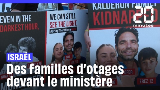 En Israël, des manifestants demandent la libération des otages détenus à Gaza #shorts