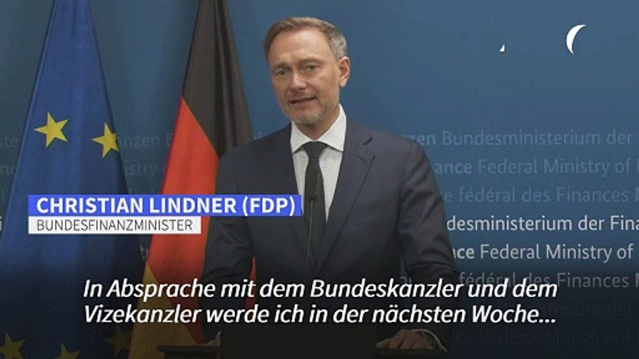 Lindner legt kommende Woche Nachtragsetat für 2023 vor