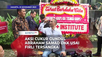 Aksi Cukur Gundul Abraham Samad Dkk Usai Firli Jadi Tersangka