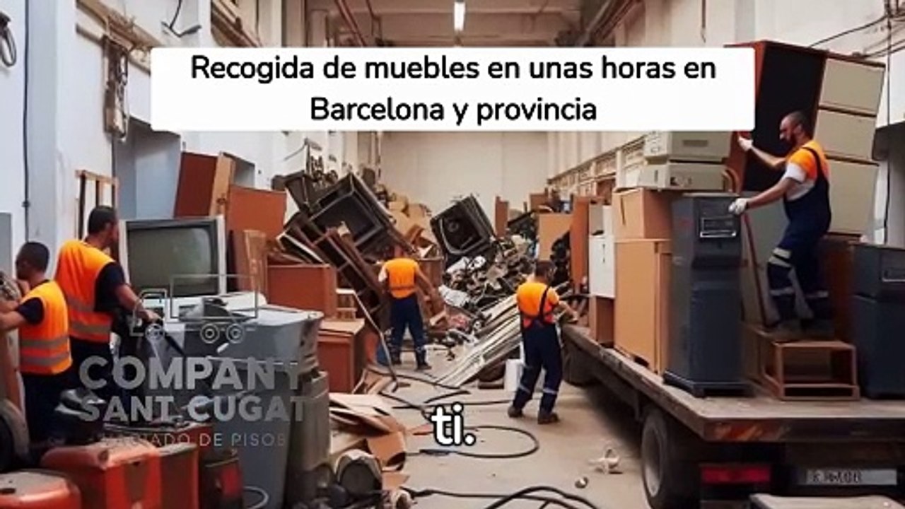 Recogida de muebles y trastos en Barcelona Vídeo Dailymotion