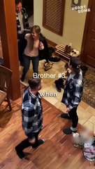 Thanksgiving Prank: Wives Surprise Brothers with Matching Shirts || #heartsome #thanksgiving