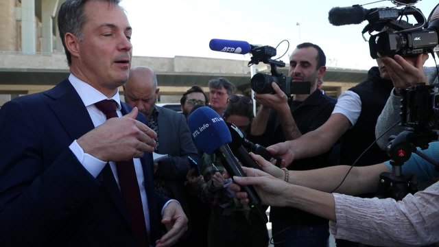 Visite du Premier ministre Alexander De Croo et du Premier ministre espagnol Pedro Sanchez en Israël et en Palestine