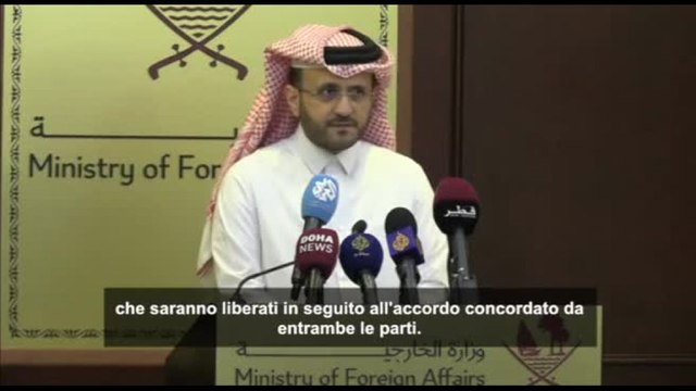 Qatar: tregua tra Israele e Hamas da venerdì alle 7 di mattina