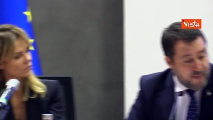 Salvini si commuove a commemorazione Roberto Maroni: "Lo ricordo con grande amore"