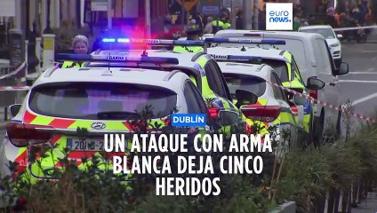 Tres niños heridos, uno de ellos grave, en un ataque con cuchillo en Dublin