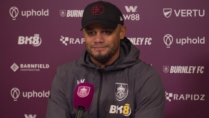 Kompany on fine margins ahead of Burnley hosting West Ham at Turf Moor