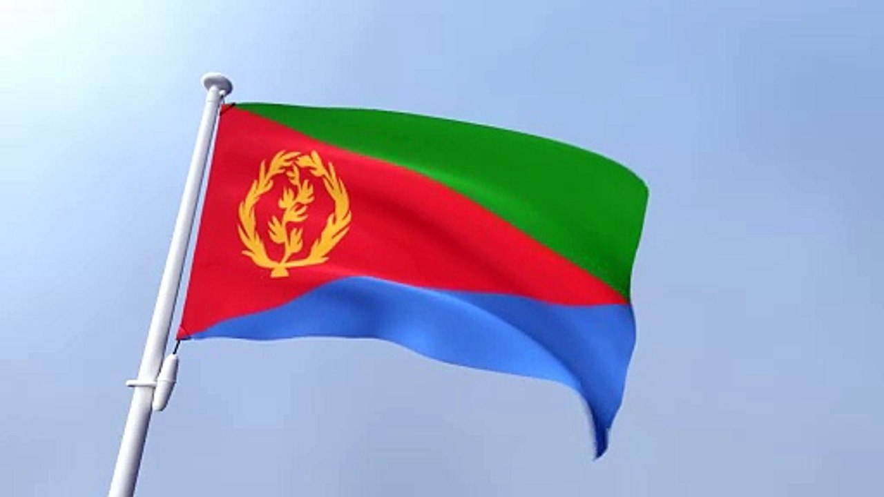 Eritrea Waving Flag