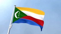 Comoros Waving Flag