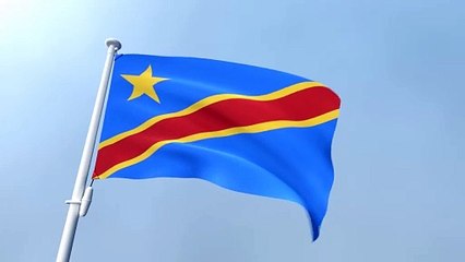 Democratic Republic of the Congo Waving Flag