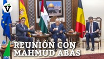 Encuentro de Pedro Sánchez con el presidente de la Autoridad Nacional Palestina, Mahmud Abás
