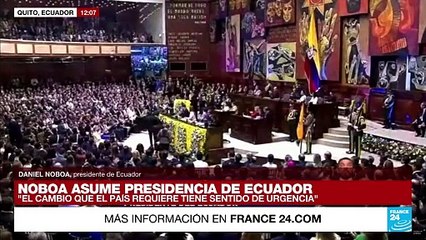 Daniel Noboa: 'Pocos candidatos en Ecuador estaban dispuestos a tomar el riesgo de esta elección'