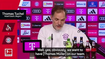 Tuchel wants Muller to extend Bayern stay