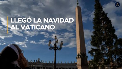 Llegó la navidad al Vaticano