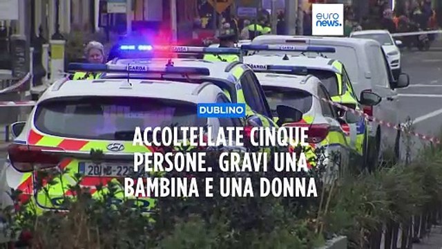 A Dublino feriti tre bambini e due passanti. Arrestato l'uomo, movente non chiaro
