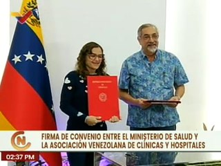 Download Video: Gobierno Nacional y la Asociación de Clínicas y Hospitales firman convenio en el área de salud