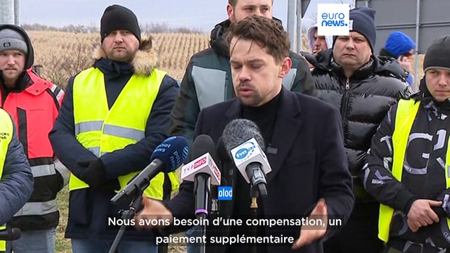 En Pologne, les agriculteurs manifestent à nouveau contre l'importation de céréales ukrainiennes