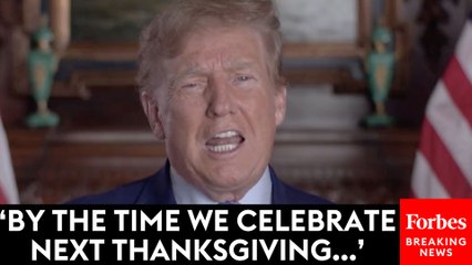 Trump Releases Thanksgiving Message, Predicts Victory In 2024